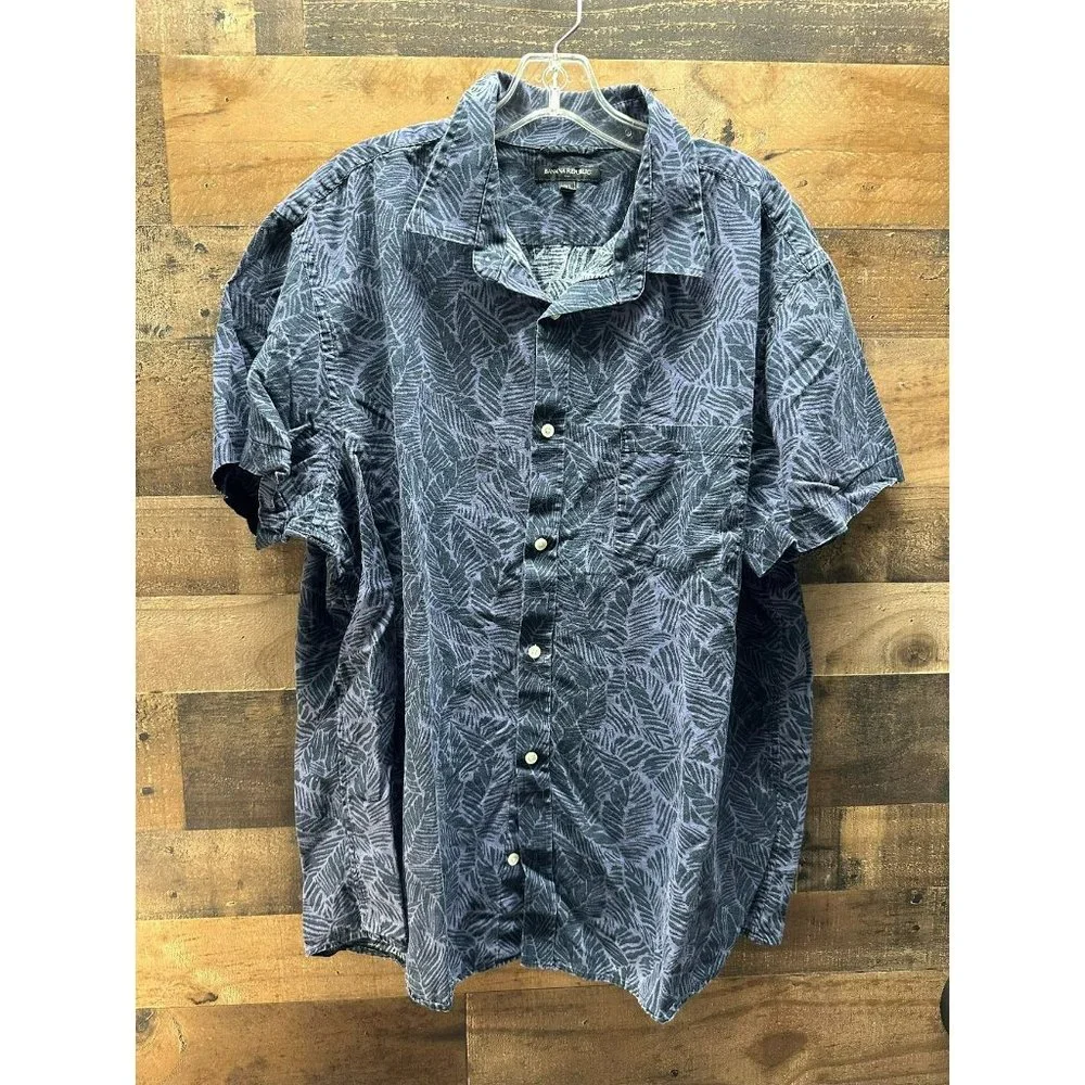 Banana Republic‎ Men's Short Sleeve Button Up Size XXL
